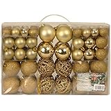 Acceso a todos los puertos Bolas de navidad Bolas de navidad con 100 pcs colour oro