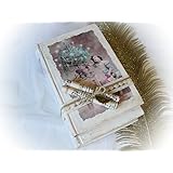 Unikat handmade Weihnachtliche Bücherdeko 'Merry Christmas'