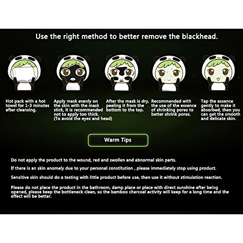 Gesichtsmaske Schwarz Head Peel Off Maske Porenreinigung Gesichtsmaske 120g - 6