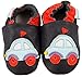 MiniFeet Premium Soft Leather Baby Shoes, Car, 12-18 Months