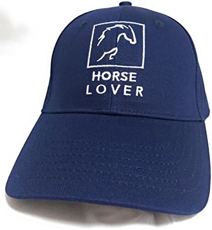 HORSE LOVER Baseball Cap- Perfect Gift (Navy)
