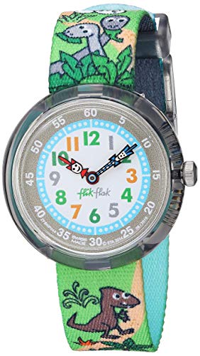 Flik Flak Reloj Analógico de Cuarzo para Niños con Correa de Tela - FBNP048