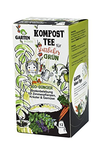 Bio Gemüse und Kräuterdünger - Tee für Pflanzen