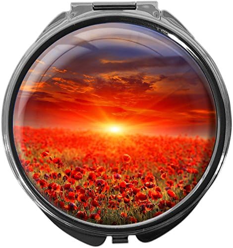 Pillbox / round / Model Leony / Poppy Field