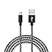 Produktbild 2.1A USB-C USB 3.1 Type C geflochtenes Aluminium Data schneller Ladegerät Kabel für Android (3M, Schwarz)
