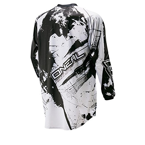 O’Neal Element MX Jersey SHOCKER Schwarz Weiß Motocross Downhill Enduro Cross Motorrad MTB, 0024S-30 - 2