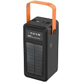 ROBEVE ACL 80000 Mah Powerbank G&ouml;stergeli Powerbank Solar Fenerli G&uuml;neş Enerjili 80000 Powerbank
