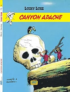 jaquette livre Lycky Luke, tome 6 : Canyon Apache
