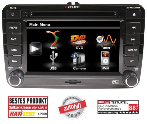 Preisvergleich Produktbild Zenec ZE-NC2010 Navigationssystem (Kontinent)