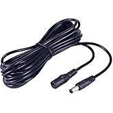Dc Adapt&ouml;r Uzatma Kablosu 3 Metre 5.5mm x 2.1mm Dişi Erkek