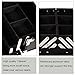 Professional Elegant Beauty Cosmetics Make Up Case 9 compartment Aluminium Black