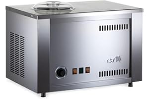 Musso Fiume Giardino Professional Ice Cream Maker for Commercial Kitchens | Fast Freezing without Pre-freezing | Sturdy Italian Ice Cream Machine | Vegan Ice Cream, Gelato, Sorbet, Slush Maker