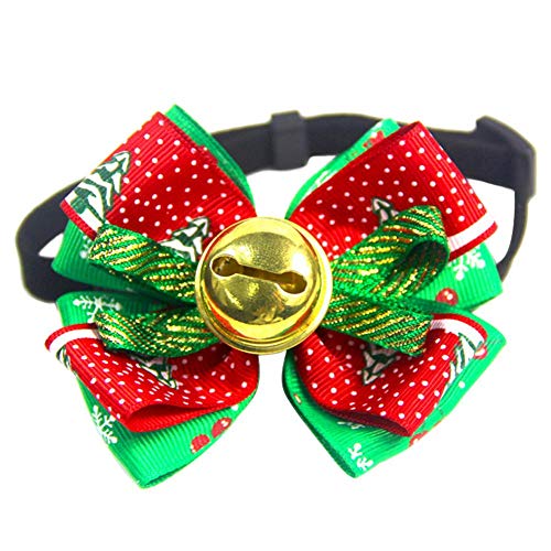 Preisvergleich Produktbild Cathy02Marshall Double Fabric Bow Haustierkragen Weihnachten Hundehalsband Hund Krawatte Microfaser Hund Kette Hundebedarf Hundehalsband, Hund, Katze Weihnachten Bowtie