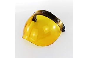 Jackallo Offenes Gesicht Helm Visier Motorrad Helm Bubble Visier Bubble Shield Motorrad Helme Zubehör