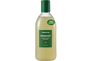 AROMATICA Rosemary Scalp Scaling Shampoo - Thinning Hair Loss Natural Rosemary Essential oil for Women - Vegan Hair Growth Biotin Korean Shampoo - Free from Sulfate, Silicone, and Paraben (400ml)