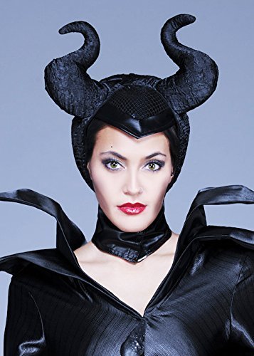 Mujeres adultas reina malvada Maléfica casco