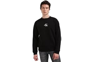 CALVIN KLEIN JEANS Calvin Klein Uomo Felpa Core Monologo Senza Cappuccio