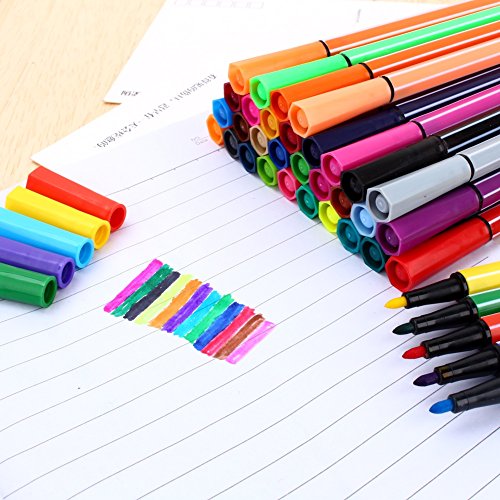 Waschbar Aquarell Stifte Farbig Bleistift Set Marker Malerei Zeichnung Kunst Zubehör Für Kinder Erwachsene Malbuch Zeichnung Skizzieren ( Farbe : 36 Colors ) - 6