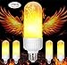 Produktbild OOFAY LIGHT® LED Flackernde Flamme Glühbirne Feuer-Effekt Beleuchtung E27 Jahrgang Flammen Simuliert Atmosphäre Haus Dekoration Urlaub Feier (5Pack)