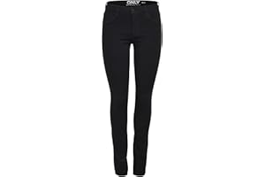 ONLY Skinny Jeans Damen - ONLRAIN - Mid-Waist - Skinny Fit - Bequeme Damenjeans aus Elastischem und Weichem Denim-Material mit Stretch-Anteil
