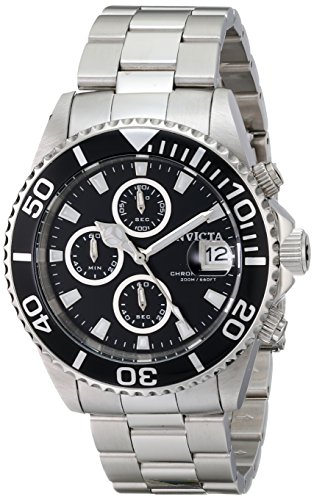 Invicta Herren 43mm Chronograph Silber delstahl Armband & Gehuse Uhr 1003 Invicta Herren 43mm Chronograph Silber delstahl Armband & Gehuse Uhr 1003