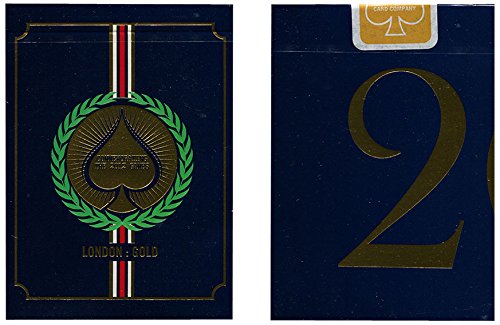 Preisvergleich Produktbild MMS London 2012 Playing Cards by Blue Crown Trick, Gold