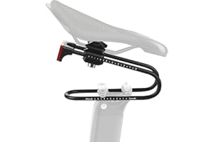 Foreverup Ammortizzatore ammortizzante per sella per bicicletta, con striscia riflettente, dispositivo a molla per mountain bike, bici da corsa e bici da esterno