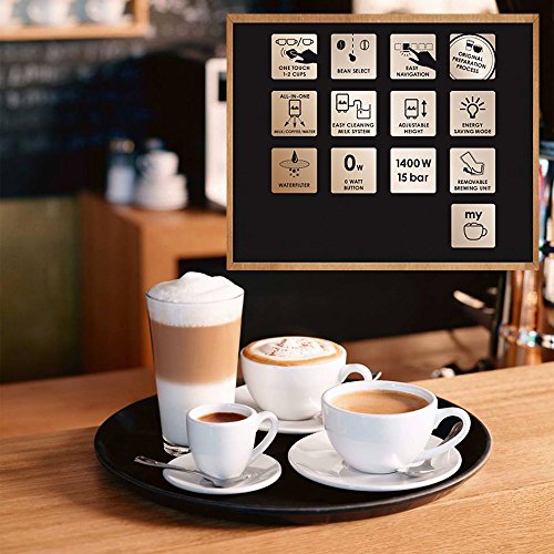 Melitta E 970-306 Kaffeevollautomat Caffeo CI One-touch Cappuccino (LCD-Display, 2 x 135 g Bean Select, 15 bar, Cappuccinatore) hochglanz silber - 7