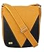 K London Artificial Leather Handmade Men Women Unisex Crossover Shoulder Messenger Bag Office Bag College Bag (Yellowish Tan,Black) (1304_Tan) RS.849.00