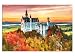 Produktbild kunst-discounter Schloß Neuschwanstein Leinwandbilder auf Keilrahmen A06091 Wandbild Poster 120 x 80 cm