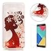 Produktbild CaseHome Silicone Gel Samsung Galaxy A5 2016/A510F Hülle(Mit Frei HD Displayschutzfolie) Transparent Weiche Silikon Schutzhülle,Weicher Flexibel Klar Gel Silikon TPU Hülle Superdünn Stoßfest Tasche Telefon-Kasten Schutz Tasche Schutzhülle Durchsichtig Handyhülle Silikon Case Schale für Samsung Galaxy A5 2016/A510F with Beautiful Colourful Pattern Design-Mädchen Mit Blumen