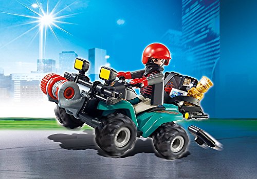 PLAYMOBIL® City Action 8 pcs. Set 6872 6873 6874 6875 6876 6877 6878 6879 Police Command Center with Prison + Police Car + Helicopter + Mounted Police + Patrol-Policebike + Policewoman + Road Block + Robber-Quad