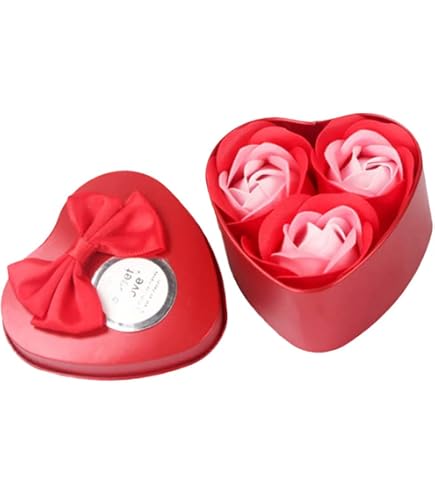 18 Petites Roses En Savon Parfumé - Fleurs Savon Huile Essentielle, Cadeau Saint-Valentin Mariage Anniversaire Multicolore