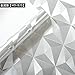 Produktbild Loaest Decke Tapete, 3D - Stereoskopische Weißer Diamant Hotel, Wohnzimmer, Schlafzimmer, Europäischen Dach, Dach, Decke, Tapete,Metallic - Silber Hd-820,Tapete Nur