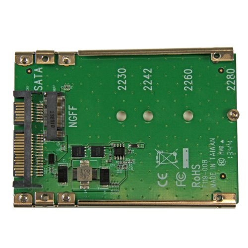 Startech com SAT32M225 - Adaptador conversor SSD M 2 NGFF a SATA de 2 5 