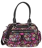 6 TEILE Set: ALESSANDRO Wickeltasche FLEUR Babywickeltasche + Wickelmatte + Windeltasche + Wäschesack + Flaschentasche + Wagen Fix - 4