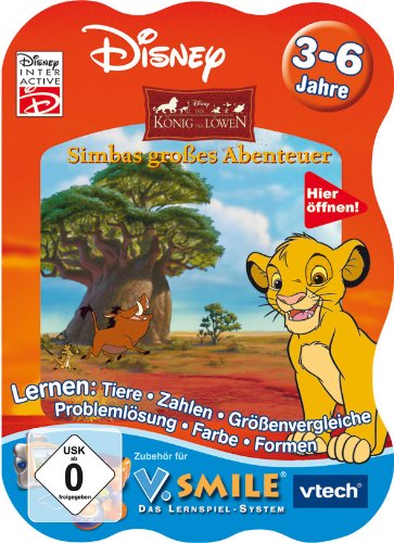Preisvergleich Produktbild VTech 80-092104 - V.Smile Lernspiel König der Löwen