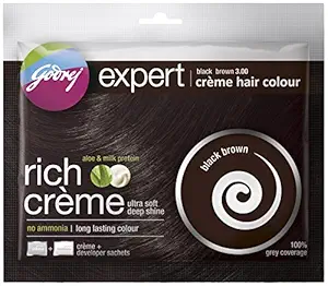 Godrej Expert Rich Crome, Black Brown, 50g (Pack of 12)