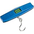 SWART High Precision Digital Luggage Scale - Portable Handheld Baggage Weighing Scale for Packages, Luggage, & More - Hanging Luggage Weight Scale for Travel w/LCD Display - Battery Included (Blue)