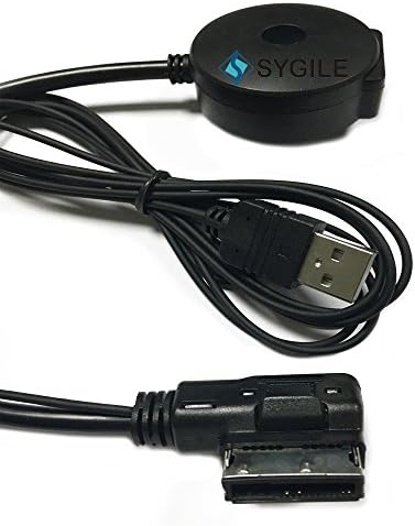 Sygile USB Female Bluetooth Music Adapter 4.0 to MMI 3G AMI MDI Audio Cable for Audi A3 A4 A5 A6 A8 Q5 Q7 S4 S5 Series Volkswagen VW Jetta Passat CC Tiguan Touareg EOS Golf MK 6 2009-2011