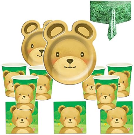 Teddy Bears Picnic Essential Party Kit for 16