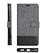 Produktbild pinlu Hülle Für Sony Xperia XA Ultra Canvas Leinen Stil Farbblock PU Leder Schutzhülle Geschäfts Art Flip Case Brieftasche Mit Kartenfach und Ständer Grau