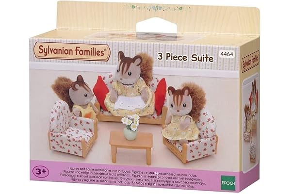 SYLVANIAN FAMILIES 4464 Canape+ 2 Fauteuils+ Table