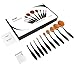 Spaire Makeup Brushes 10 Pieces Oval Makeup Brush Set with Soft Fiber Hairy Toothbrush Shaped Design for Both Wet and Dry Powder