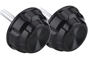 Alomejor 10 Pack Fishing Reel Handle Screw Caps Fishing Reel Power Knob Replacement with Gaskets for Fishing Spinning Reels