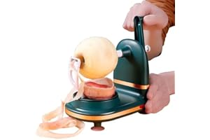 YUZITA Pelapatate per mele rotante a mano per frutta, verdura, pere, patate, per mele, pere, kiwi, pomodori, frutta e verdura