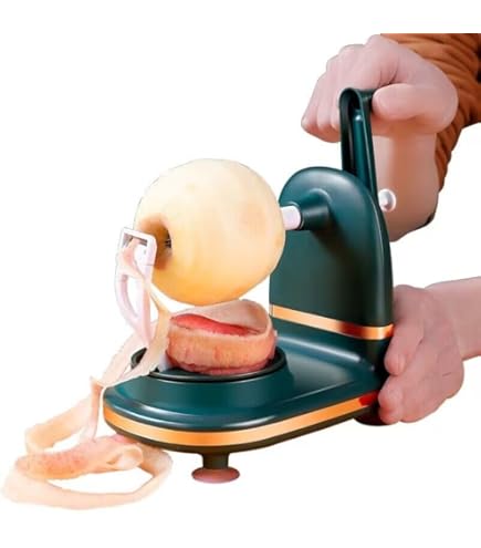 FUNOMOCYA Pelapatate Multifunzionale in Acciaio Resistente Utensile da Cucina per Sbucciare Frutta e Ortaggi Manico Ergonomico Antiscivolo