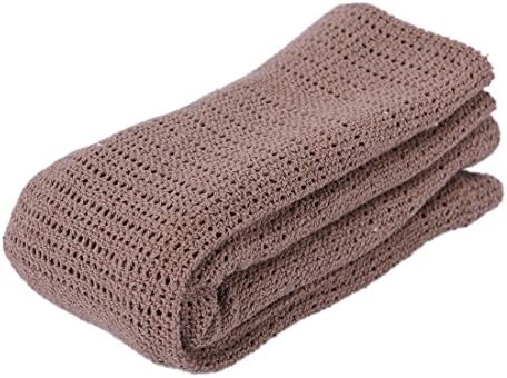 Niuniu Daddy Cellular Baby Blanket 70*90CM (Brown)