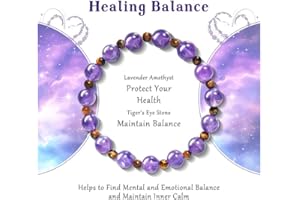 vidonio Natural Rose Quartz Crystal Bracelet for Women with Meaning Card, 8mm Stretch Healing Beaded Bracelets for Women, Anxiety Bracelet With Energy Protection, Good Luck Jewellery Gift for Her