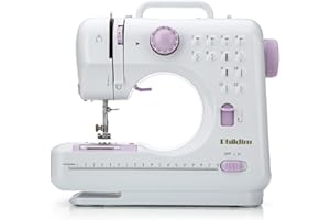 Mini Sewing Machine for Beginner by Phildim - Small Electric Sewing Machines with 2 Speed 12 Built-in Stitch Patterns PD-054-UK-A33